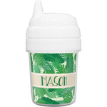 Tropical Leaves #2 Baby Sippy Cup (Personalized)