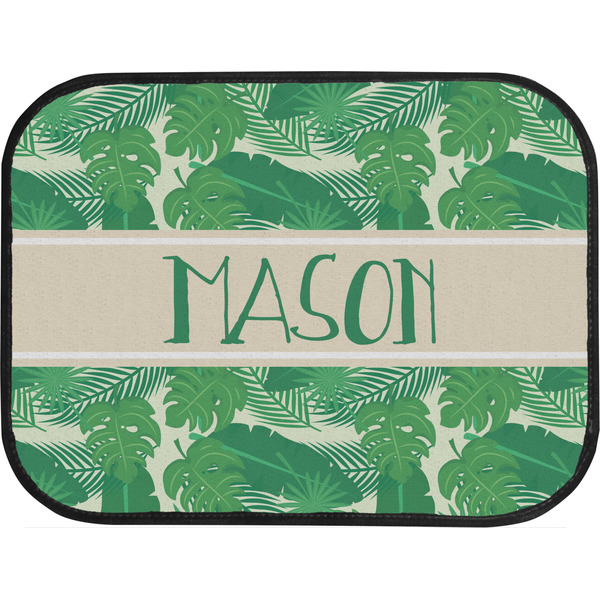 Tropical Leaves 2 Back Seat Car Mat
