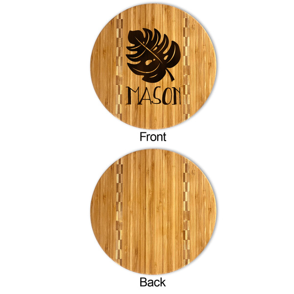 Tropical Leaves #2 Bamboo Cutting Boards - APPROVAL
