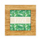 Tropical Leaves #2 Bamboo Trivet with Ceramic Tile Insert (Personalized)