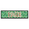 Tropical Leaves #2 Bar Mat - Large - FRONT