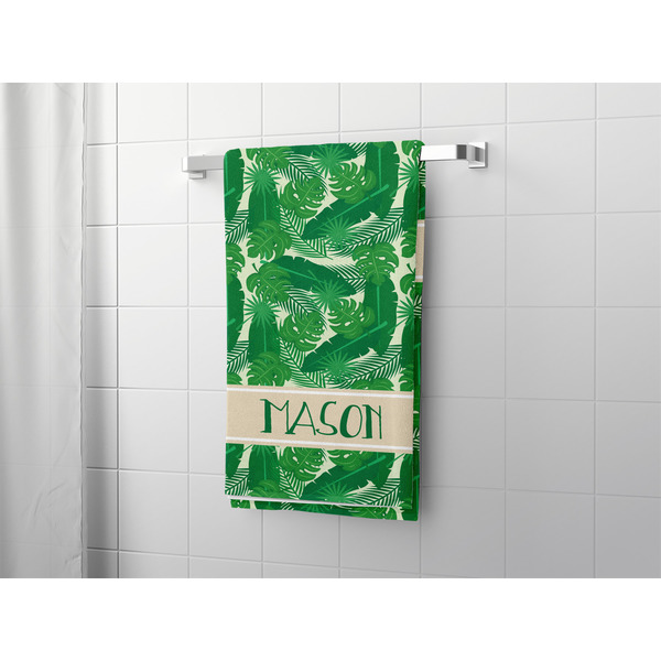 Tropical Leaves #2 Bath Towel - LIFESTYLE