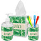 Tropical Leaves 2 Bathroom Accessories Set (Personalized)