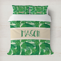 Tropical Leaves #2 Duvet Cover (Personalized)