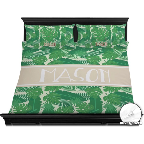 Tropical Leaves 2 Bedding Set (King) - Duvet