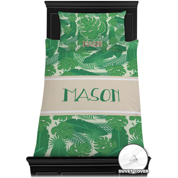 Tropical Leaves 2 Bedding Set (Twin) - Duvet