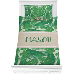 Tropical Leaves #2 Comforter Set - Twin XL w/ Name or Text