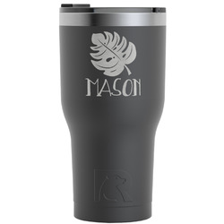 Tropical Leaves #2 RTIC Tumbler - 30 oz (Personalized)