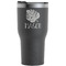 Tropical Leaves 2 Black RTIC Tumbler (Front)