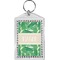 Tropical Leaves 2 Bling Keychain (Personalized)