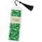 Tropical Leaves 2 Bookmark with tassel - Flat