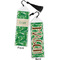 Tropical Leaves 2 Bookmark with tassel - Front and Back