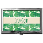 Tropical Leaves #2 Business Card Case