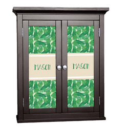 Tropical Leaves #2 Cabinet Decal - Small w/ Name or Text