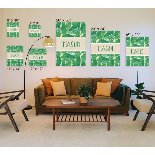 Tropical Leaves #2 Canvas Prints - Multiple Sizes