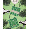 Tropical Leaves 2 Canvas Tote Lifestyle Front and Back- 13x13