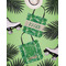 Tropical Leaves 2 Canvas Tote Lifestyle Front and Back