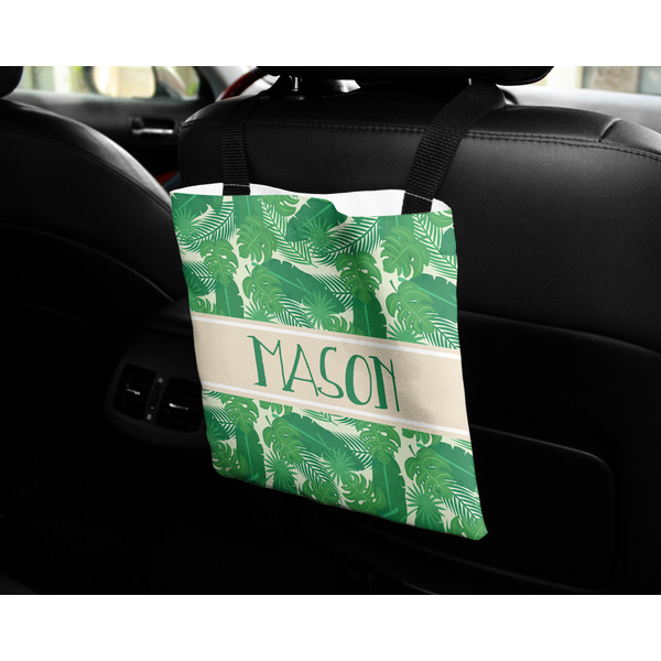 Tropical Leaves 2 Car Bag - In Use