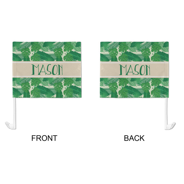 Tropical Leaves #2 Car Flag - Large - APPROVAL