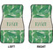 Tropical Leaves #2 Car Mat Front - Approval