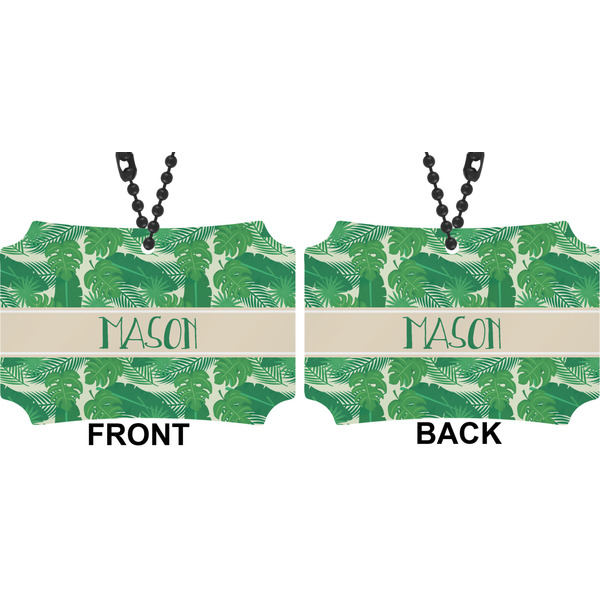 Tropical Leaves 2 Car Ornament - Berlin (Approval)