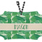 Tropical Leaves #2 Rear View Mirror Ornament w/ Name or Text