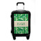 Tropical Leaves 2 Carry On Hard Shell Suitcase - Front