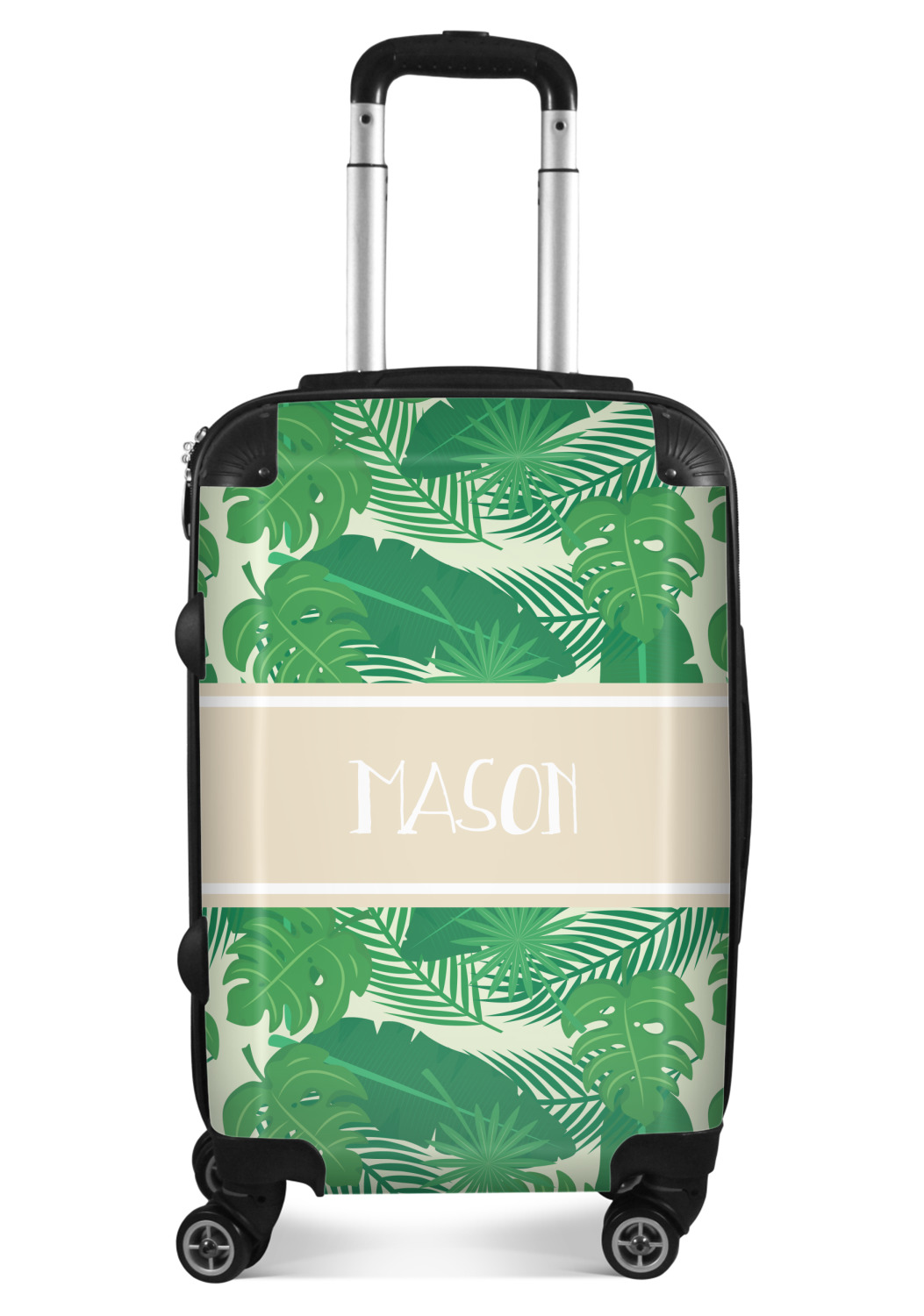 Tropical Leaves 2 Suitcase 20" Carry On (Personalized) YouCustomizeIt