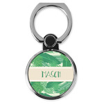 Tropical Leaves #2 Cell Phone Ring Stand & Holder (Personalized)