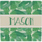 Tropical Leaves #2 Ceramic Tile Hot Pad w/ Name or Text