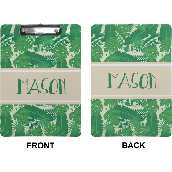 Tropical Leaves 2 Clipboard (Letter) (Front + Back)