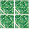 Tropical Leaves 2 Cloth Napkins - Personalized Dinner (APPROVAL) Set of 4