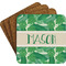 Tropical Leaves 2 Coaster Set (Personalized)