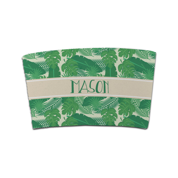 Custom Tropical Leaves #2 Coffee Cup Sleeve (Personalized)