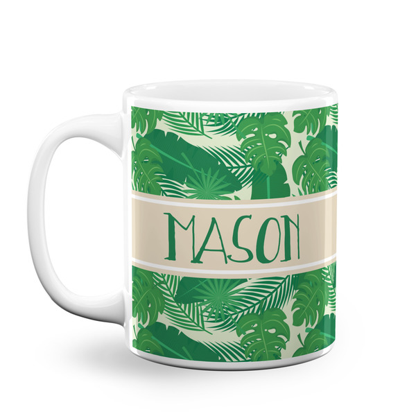 Custom Tropical Leaves #2 Coffee Mug (Personalized)