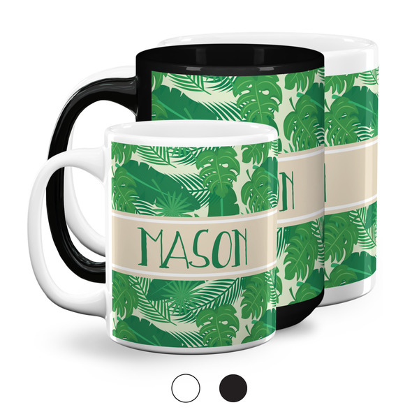 Tropical Leaves #2 Coffee Mugs Main