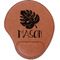 Tropical Leaves #2 Leatherette Mouse Pad with Wrist Support (Personalized)