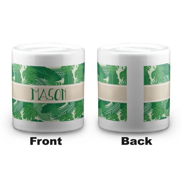 Tropical Leaves 2 Coin Bank - Apvl