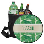 Tropical Leaves #2 Collapsible Cooler & Seat (Personalized)