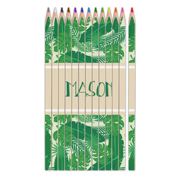 Tropical Leaves #2 Colored Pencils (Personalized)