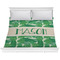 Tropical Leaves #2 Comforter - King w/ Name or Text