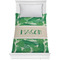Tropical Leaves #2 Comforter - Twin XL w/ Name or Text