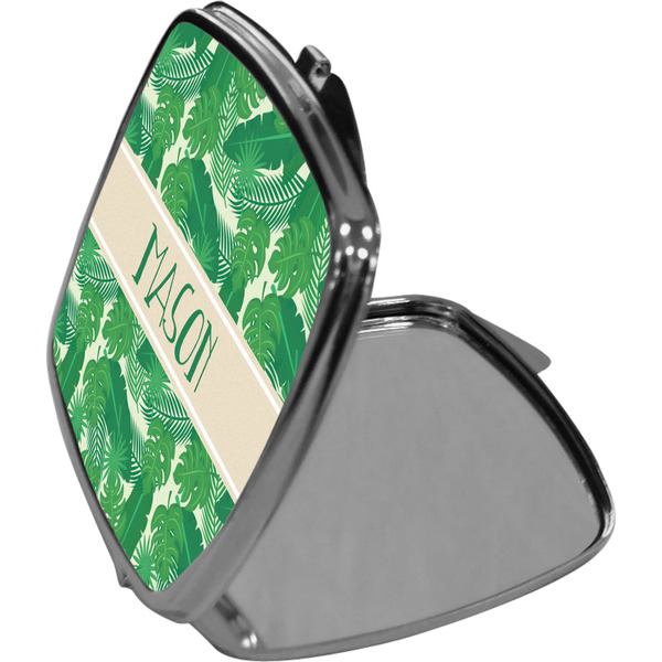 Tropical Leaves 2 Compact Mirror (Side View)