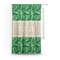 Tropical Leaves #2 Custom Curtain With Window and Rod