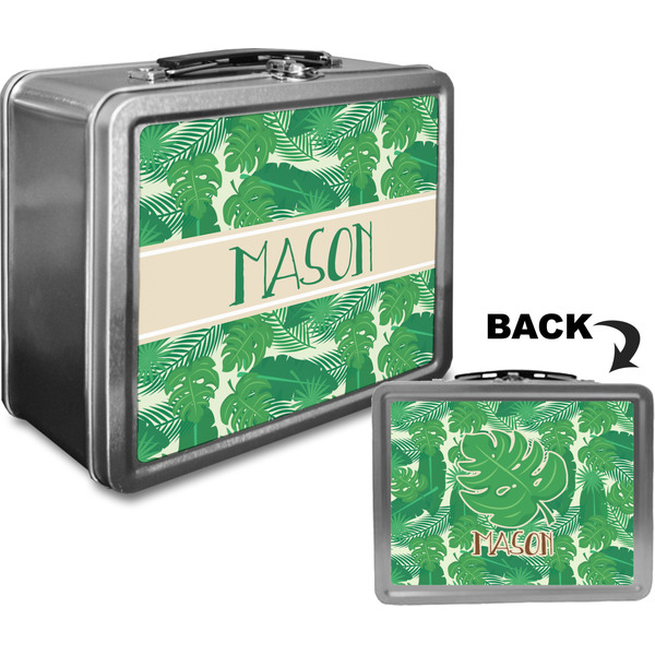 Tropical Leaves 2 Custom Lunch Box / Tin Approval