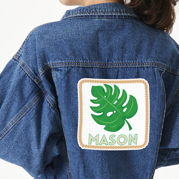 Custom Tropical Leaves #2 Large Custom Shape Patch - 2XL (Personalized)