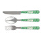 Tropical Leaves #2 Cutlery Set - FRONT