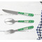 Tropical Leaves #2 Cutlery Set - w/ PLATE
