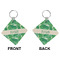 Tropical Leaves 2 Diamond Keychain (Front + Back)