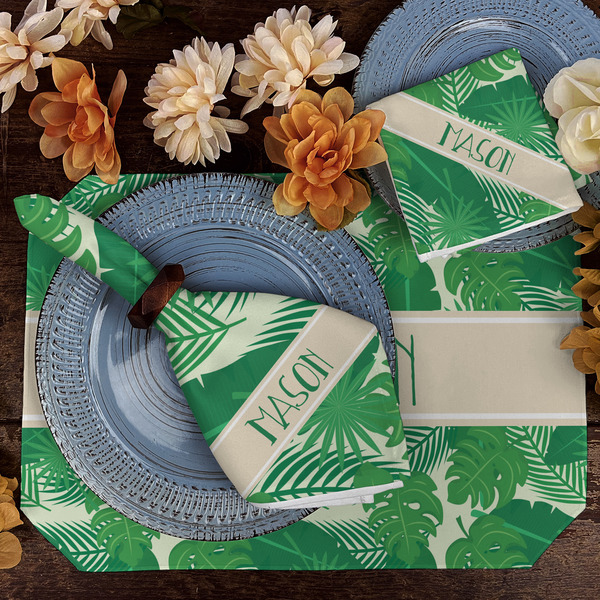 Tropical Leaves 2 Dining Set